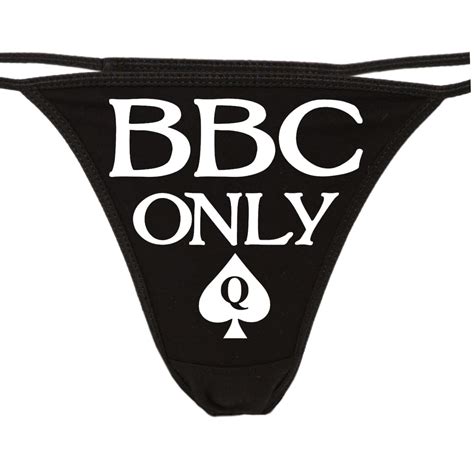 bbc only thong|BBC Only Thong Queen of Spades Panties Hotwife QOS。